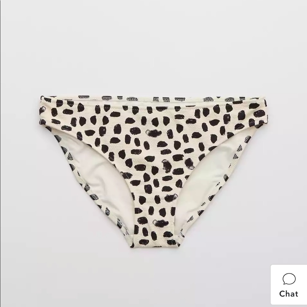Aerie leopard print bikini bottoms